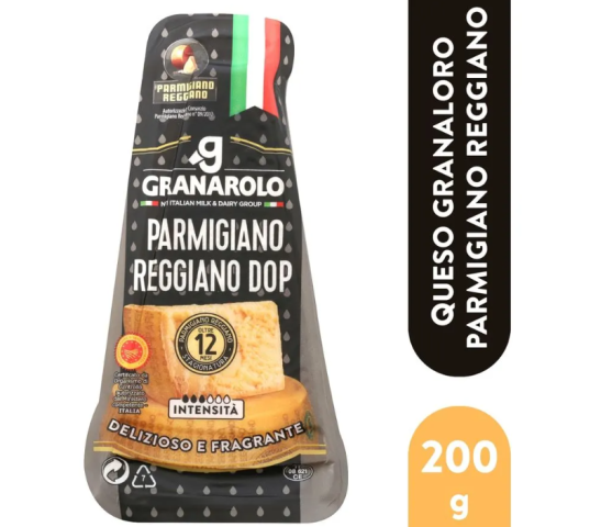 Queso Parmersado Parmigiano Re cuna Granarolo 200g