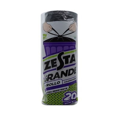 Bolsa ZESTA Rollo Grande Negra 20U