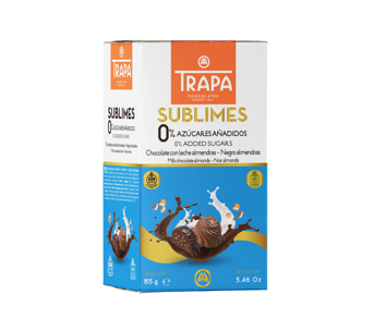 Chocolates Sublimes 0% azúcar Trapa 155g