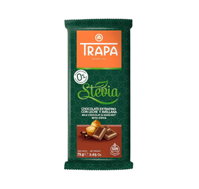 Chocolate c/Stevia avellana 75g