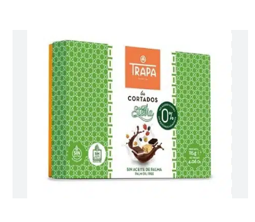 Chocolates Cortados con stevia Trapa 115g