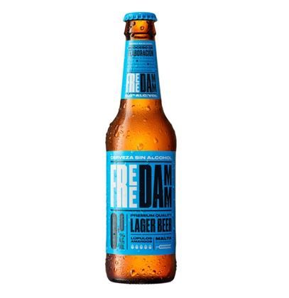 Cerveza Tostada Free Damm sin alcohol Vidrio 250 ml