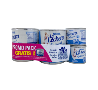 2Pack La Lechera 395g + 2 La Lechera 100g gratis