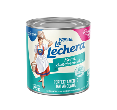 Leche Condensada Semi Descremada, Nestle, 395g