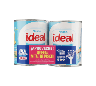 LECHE EVAPORADA IDEAL GDE 2PACK PRECIO ESPECIAL