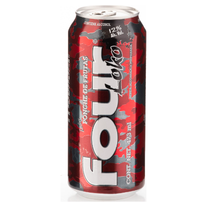 Bebida Four loko Fruit Punch 473 mL
