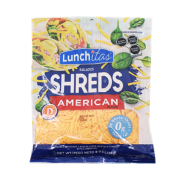 Queso Rayado Americano Amarillo Lunchitas 226g