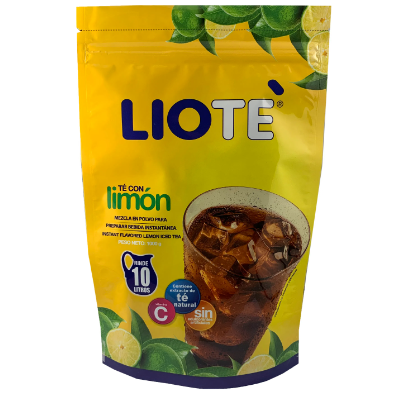Bedida en polvo Te frío Limon Liote 1000g