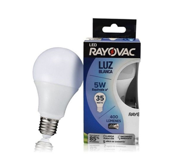 Bombillo Rayovac Led Luz Blanca 5W 450 Lúmenes