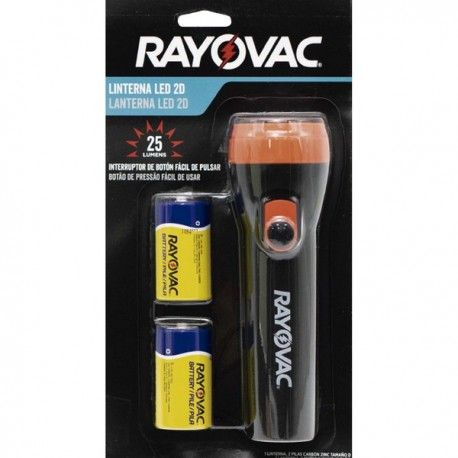 Linterna Led 2D RAYOVAC 25L +BAT L1 LA HH