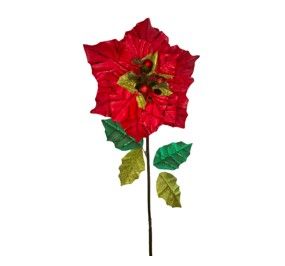 FLOR NAVIDAD CHAMP 60 CM