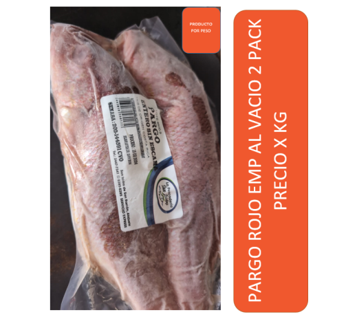 Pescado Entero Pargo Rojo Descamado x KG