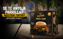 Torta de carne 100% RES Premium Taylor Brand El Arreo 1 unidad