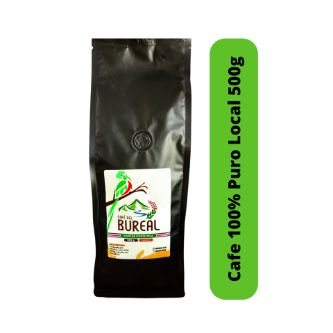Cafe 100% Puro del Bureal 500g bolsa transparente