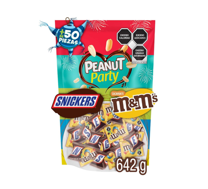 Chocolates M&M's y Snickers Fun Size, 642 g