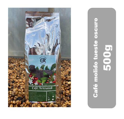 Café puro molido Tolomuco tueste oscuro 500g