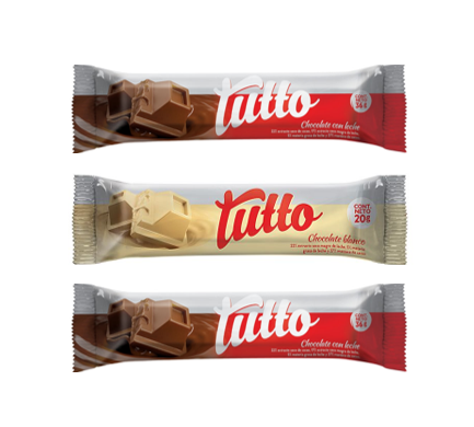 Oferta Chocolate Tutto 2 lech + Blanc x3