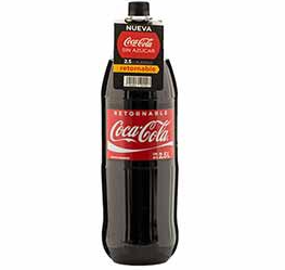Coca Cola Zero sin Azúcar Retornable 2.5 L