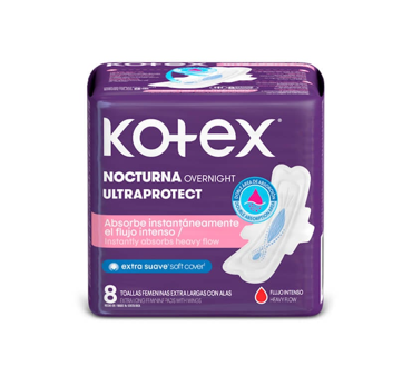 Toalla Kotex NOCTURNA c/a