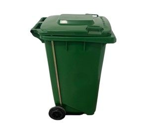 BASURERO 120LTRS PEDAL VERDE, TACOPLAST